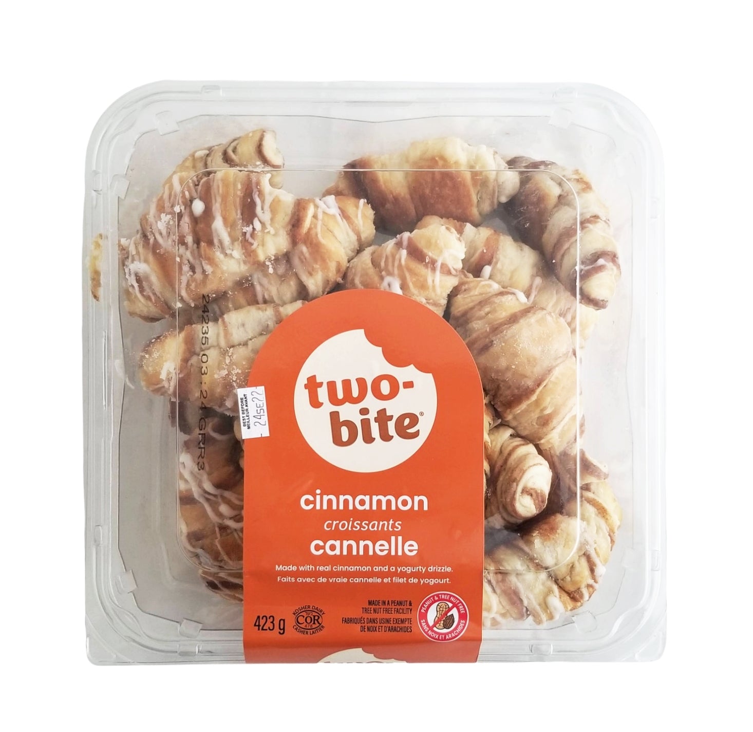 Two-Bite Cinnamon Croissants, 423g/15 oz. Box