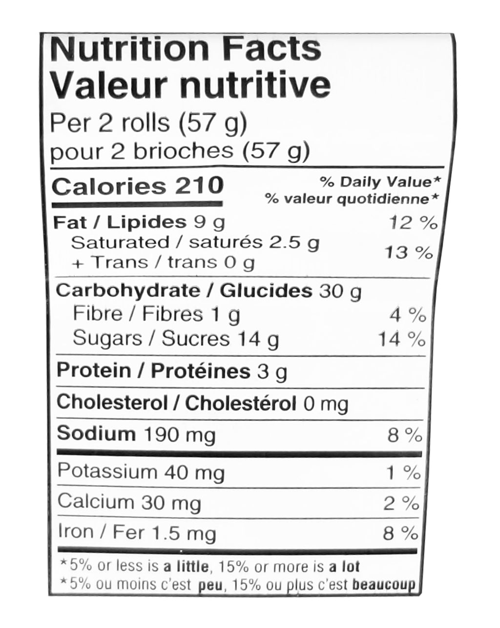 Two-Bite Cinnamon Rolls, 595g/21 oz