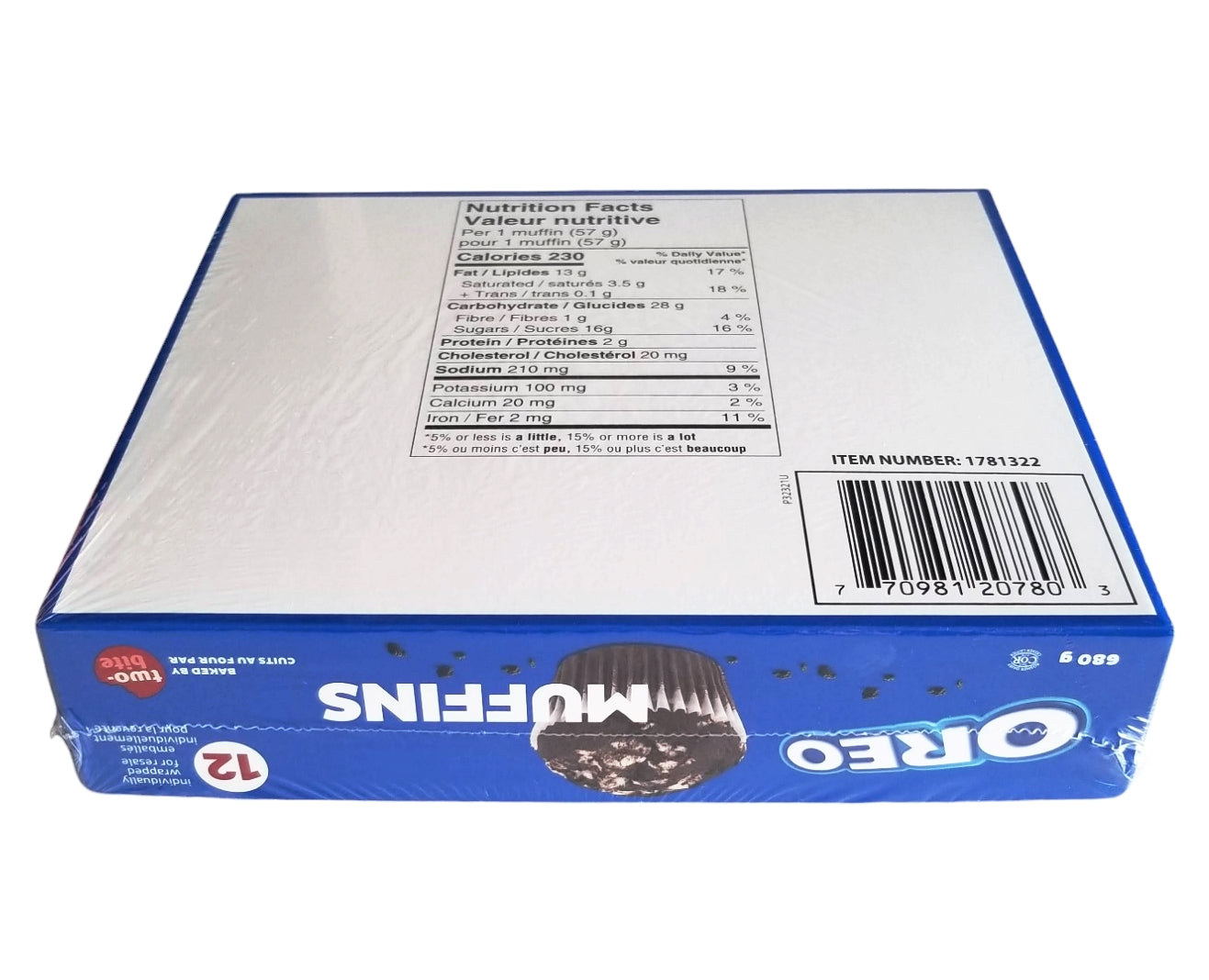 Two Bite Oreo Muffins 12ct