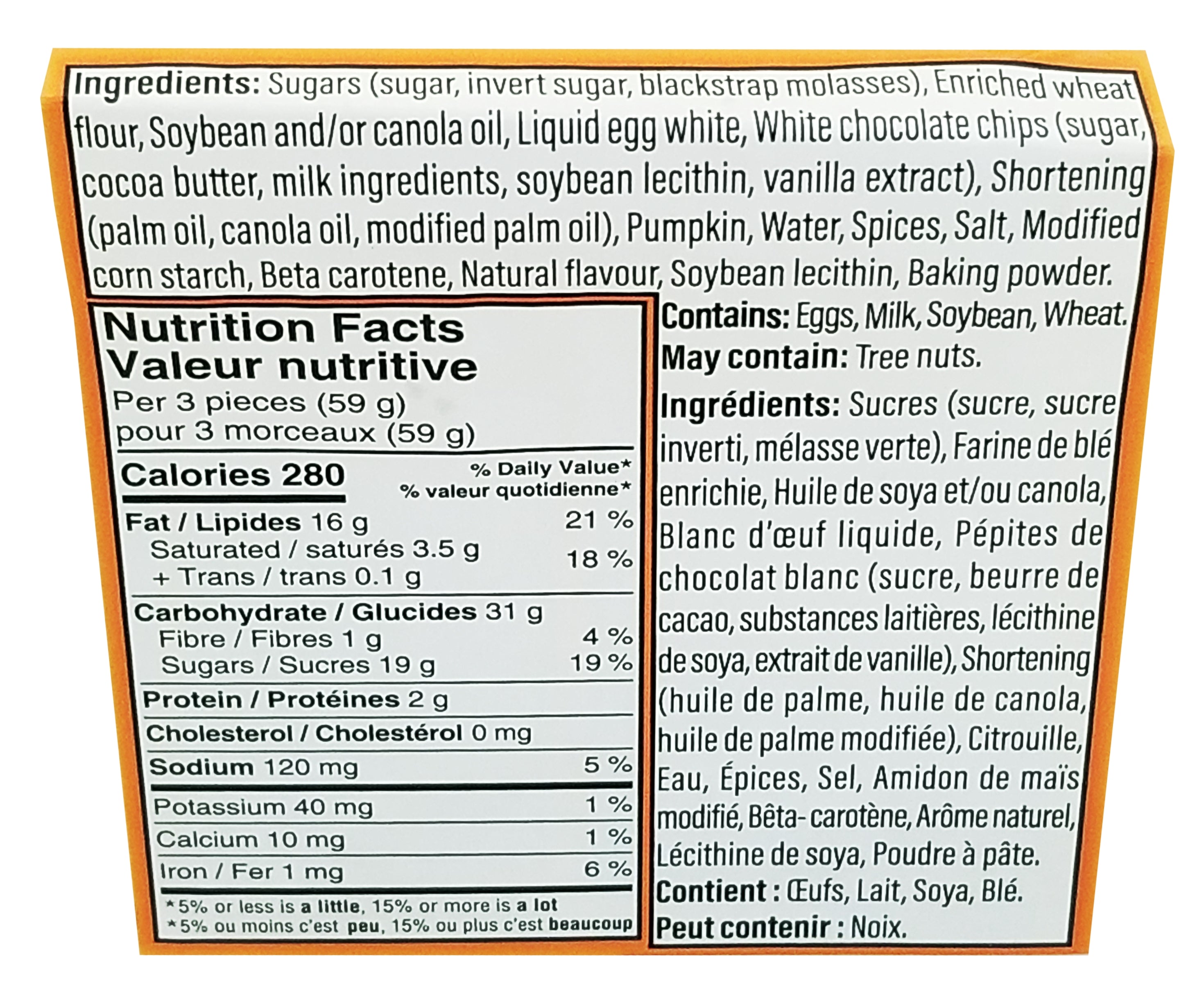 Two-Bite Pumpkin Spice Bites - Kosher, Peanut Free Thanksgiving Treat, 255g/8.9 oz