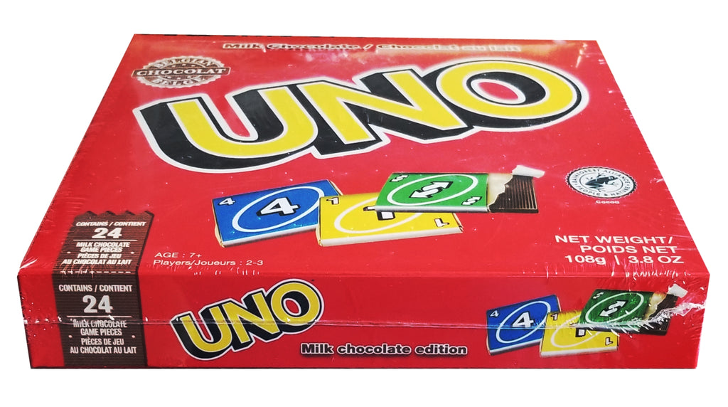 UNO Milk Chocolate Game, 108g/4 oz. Box {Imported from Canada}