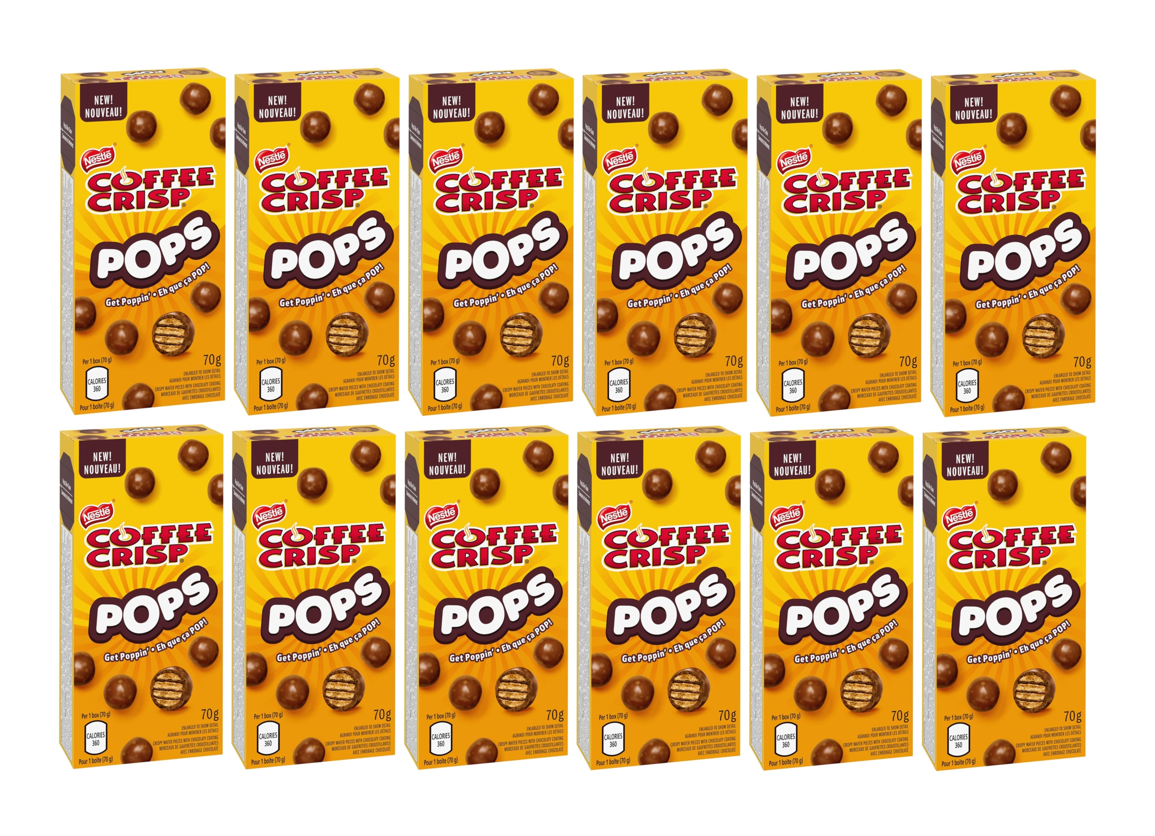 Coffee Crisp Chocolate Pops 12pk