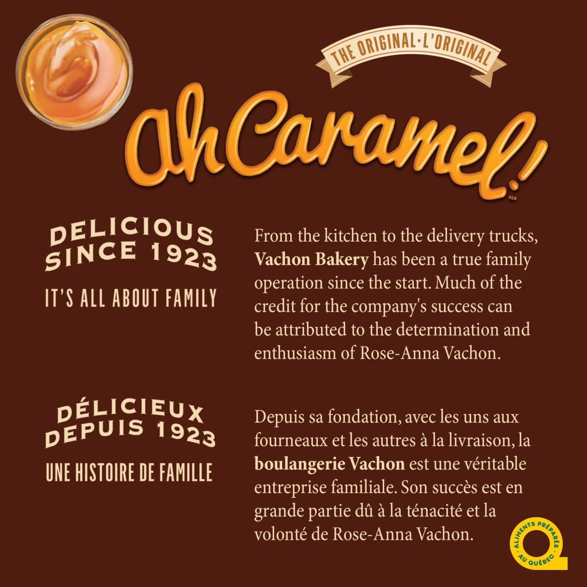 Vachon Ah Caramel! Original Chocolate-Coated Caramel Cakes, 12-Pack, 336g (11.9 oz)