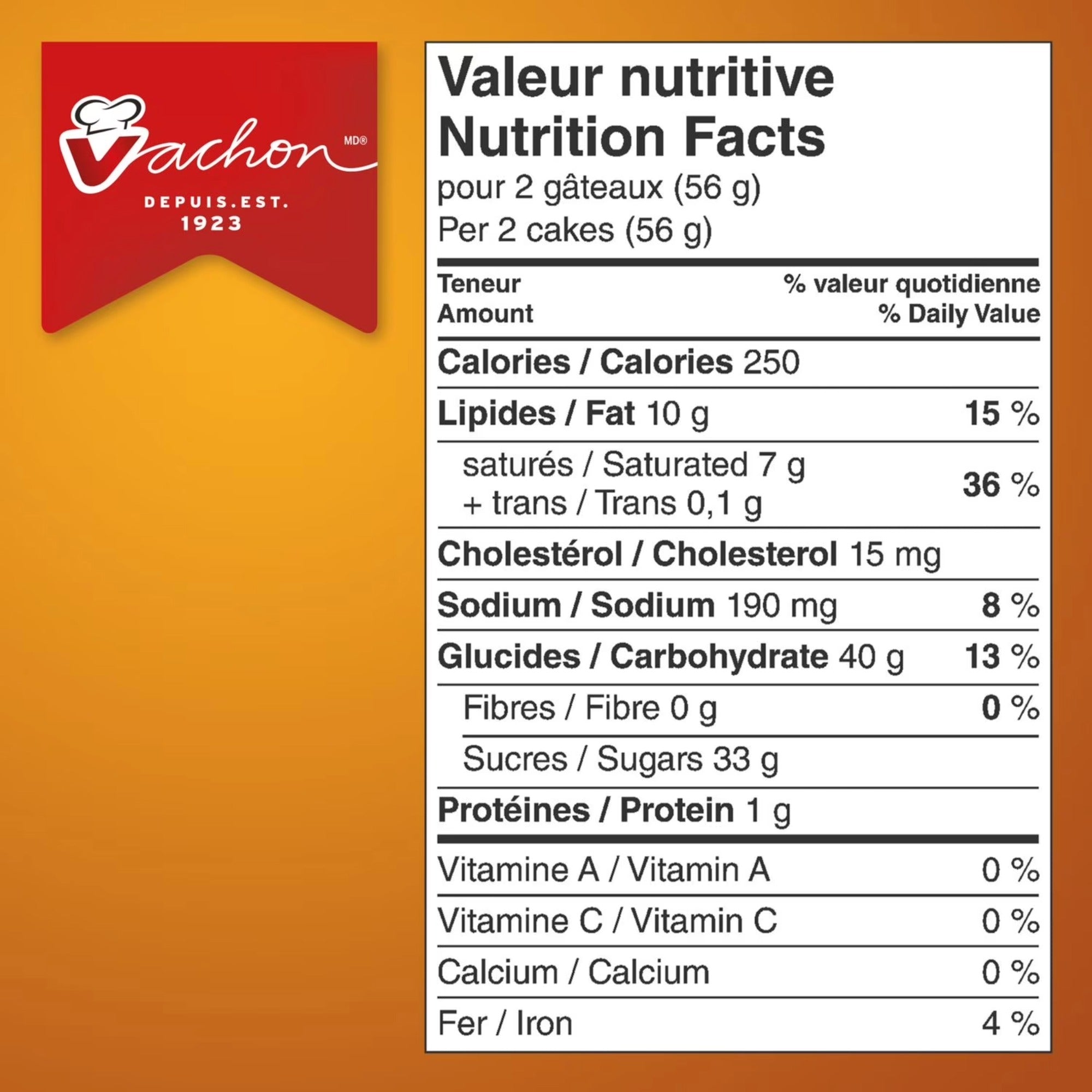 Vachon Ah Caramel! Original Chocolate-Coated Caramel Cakes, 12-Pack, 336g (11.9 oz)