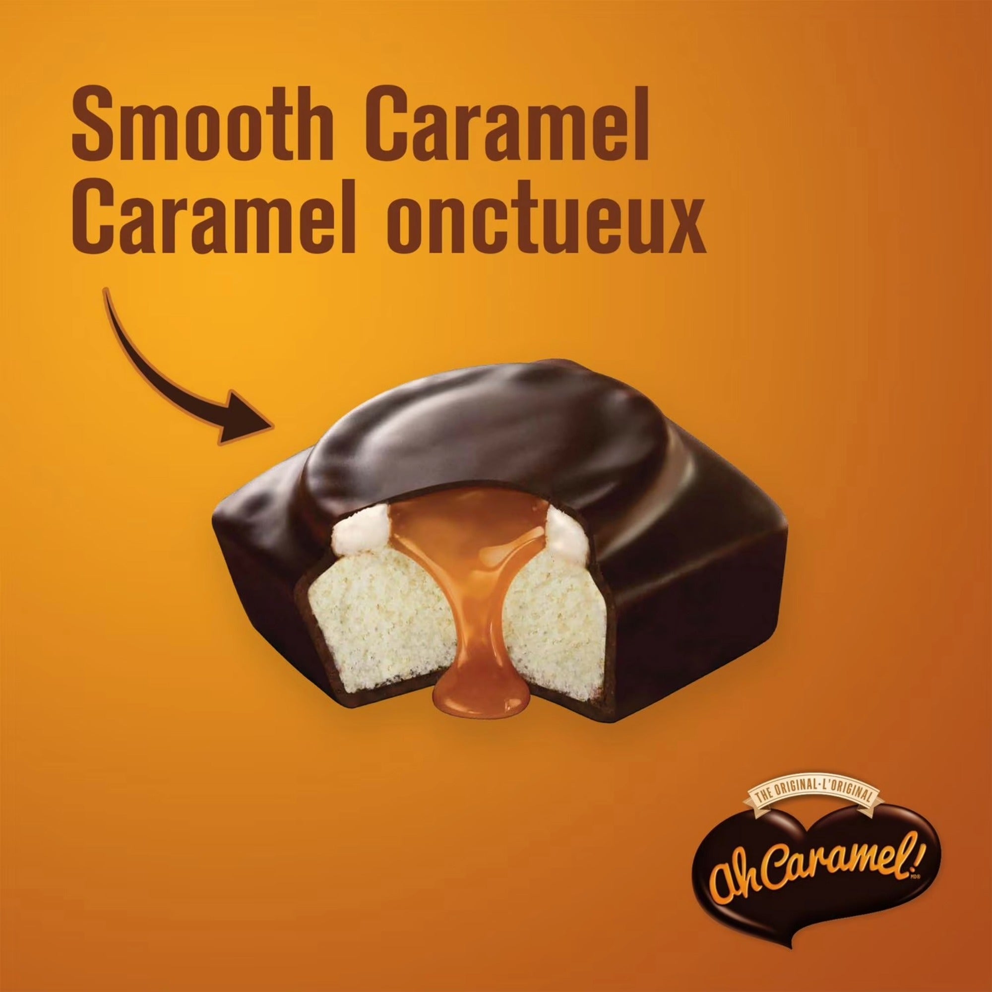 Vachon Ah Caramel! Original Chocolate-Coated Caramel Cakes, 12-Pack, 336g (11.9 oz)