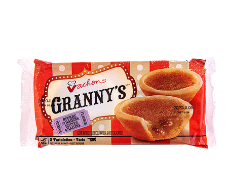 Vachon Granny's Butter & Raisins Tarts, 516g/18.2oz., {Imported from Canada}