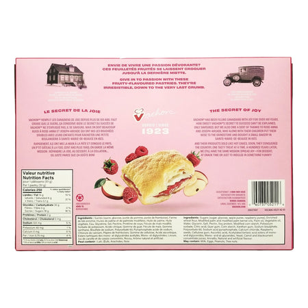 Vachon Passion Flakie Apple-Raspberry Flaky Pastries, 6-Pack, 305g (10.8 oz)