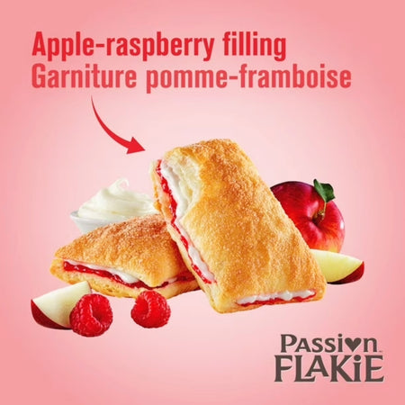 Vachon Passion Flakie Apple-Raspberry Flaky Pastries, 6-Pack, 305g (10.8 oz)