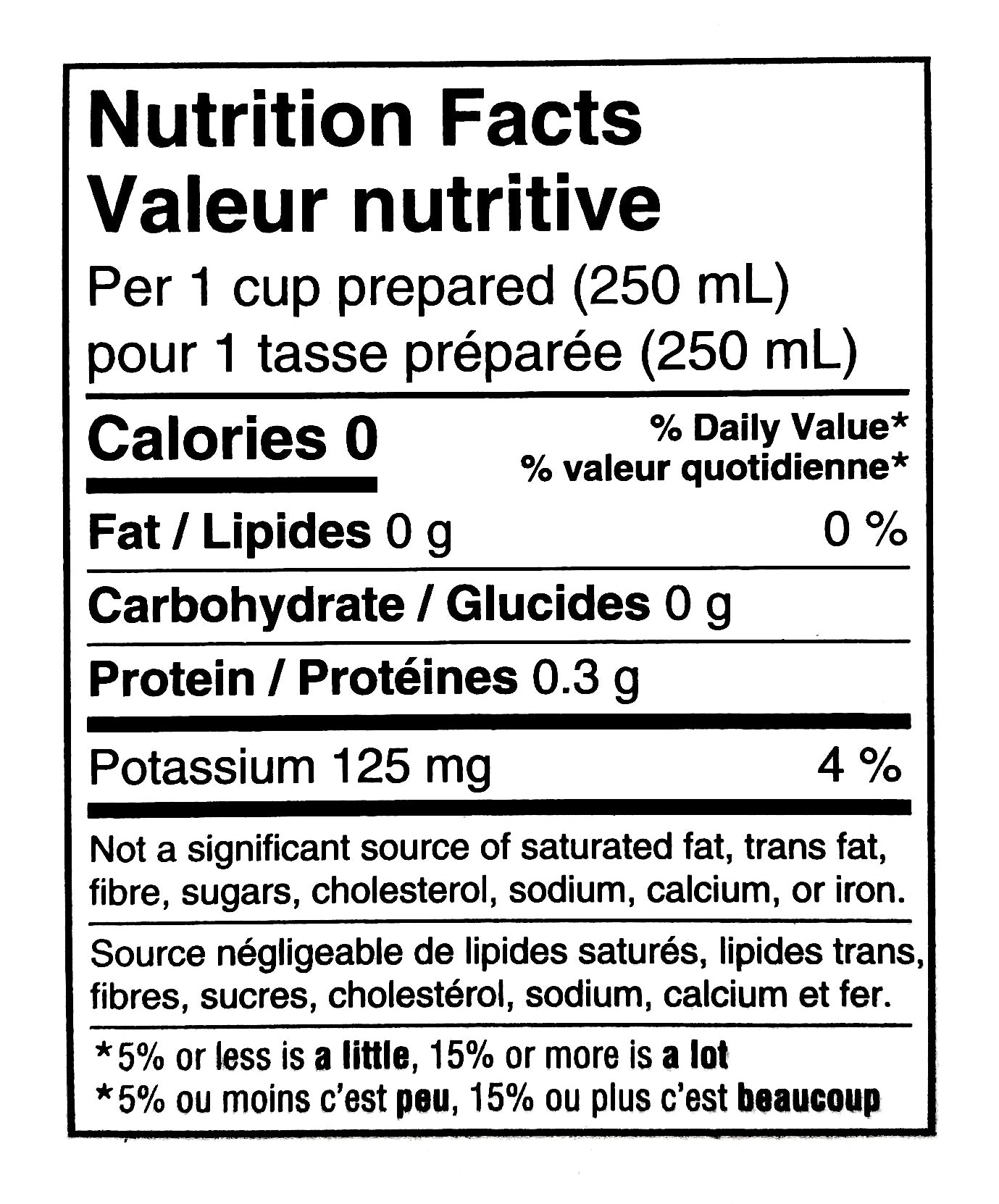 Van Houtte Colombian Dark Roast Coffee, 30 K-cups, 263g/9.3 oz. Box - Nutrition Facts
