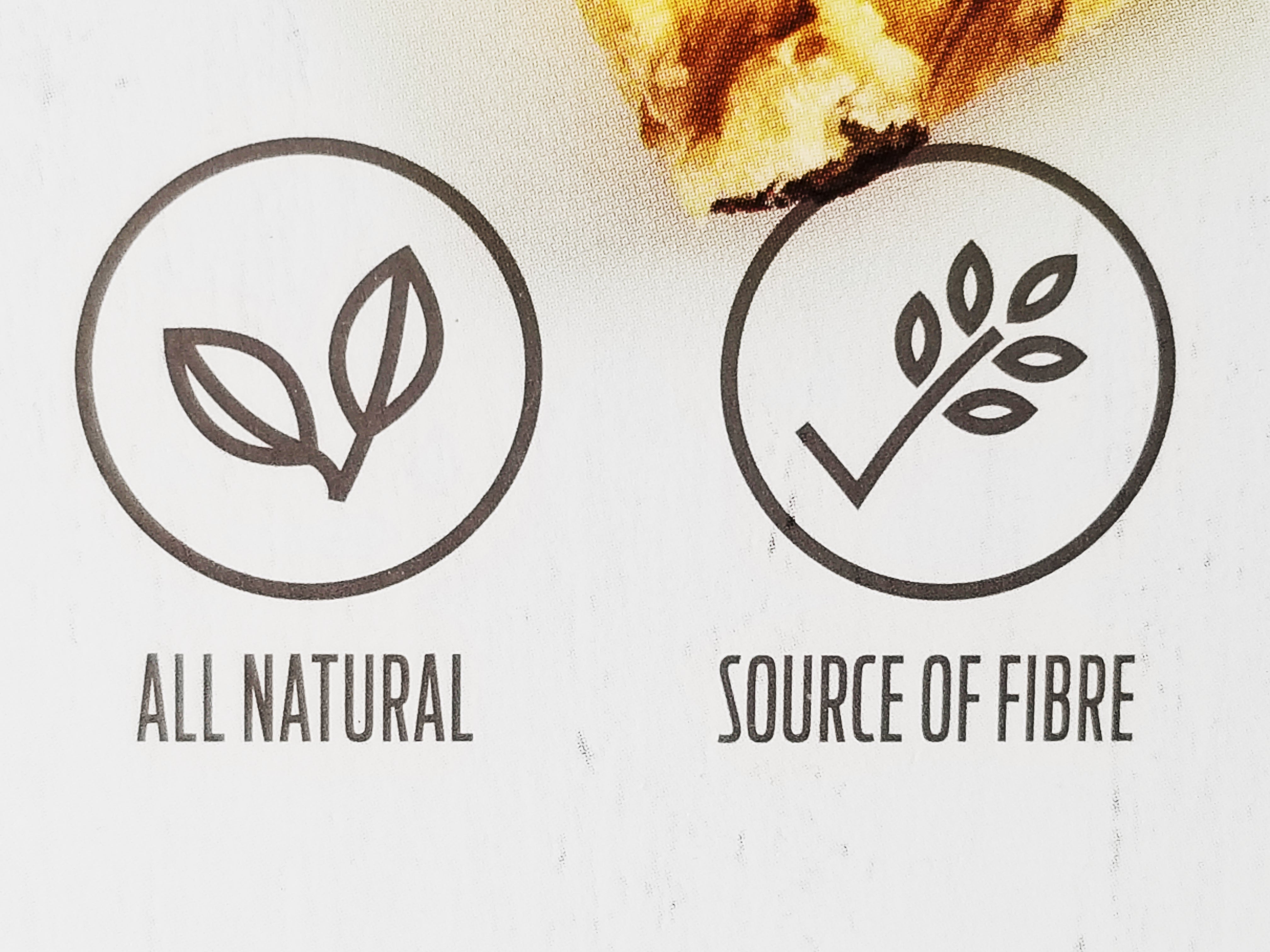 VEL All Natural, Vegan Macadamia & Coconut Bars, 5 x 40g, 200g, All Natural & Source of Fibre label.