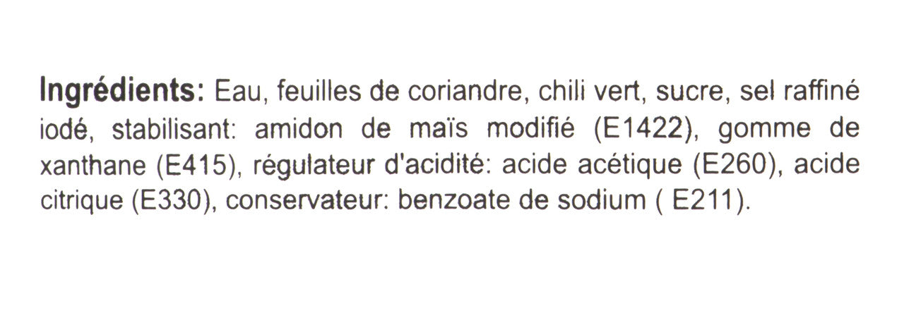 Verka Green Chutney, Coriander and Green Chilli Sauce, 400g/14 oz. Bottle {Imported from Canada}