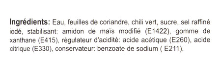 Verka Green Chutney, Coriander and Green Chilli Sauce, 400g/14 oz. Bottle {Imported from Canada}