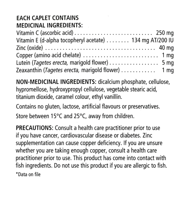 Vitalux Advanced Ocular Multivitamin - 200 Coated Caplets