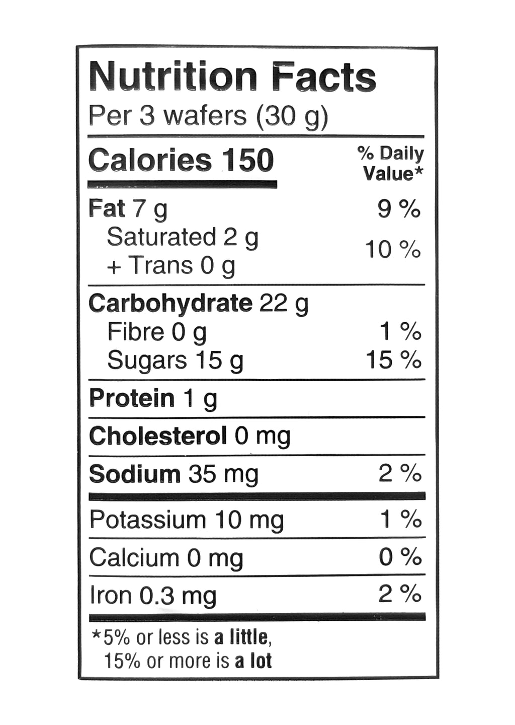 Voortman Bakery Eggnog Wafers, 300g/10.5 oz. Package {Imported from Canada}