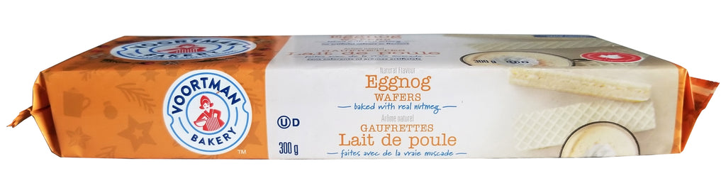 Voortman Bakery Eggnog Wafers, 300g/10.5 oz. Package {Imported from Canada}