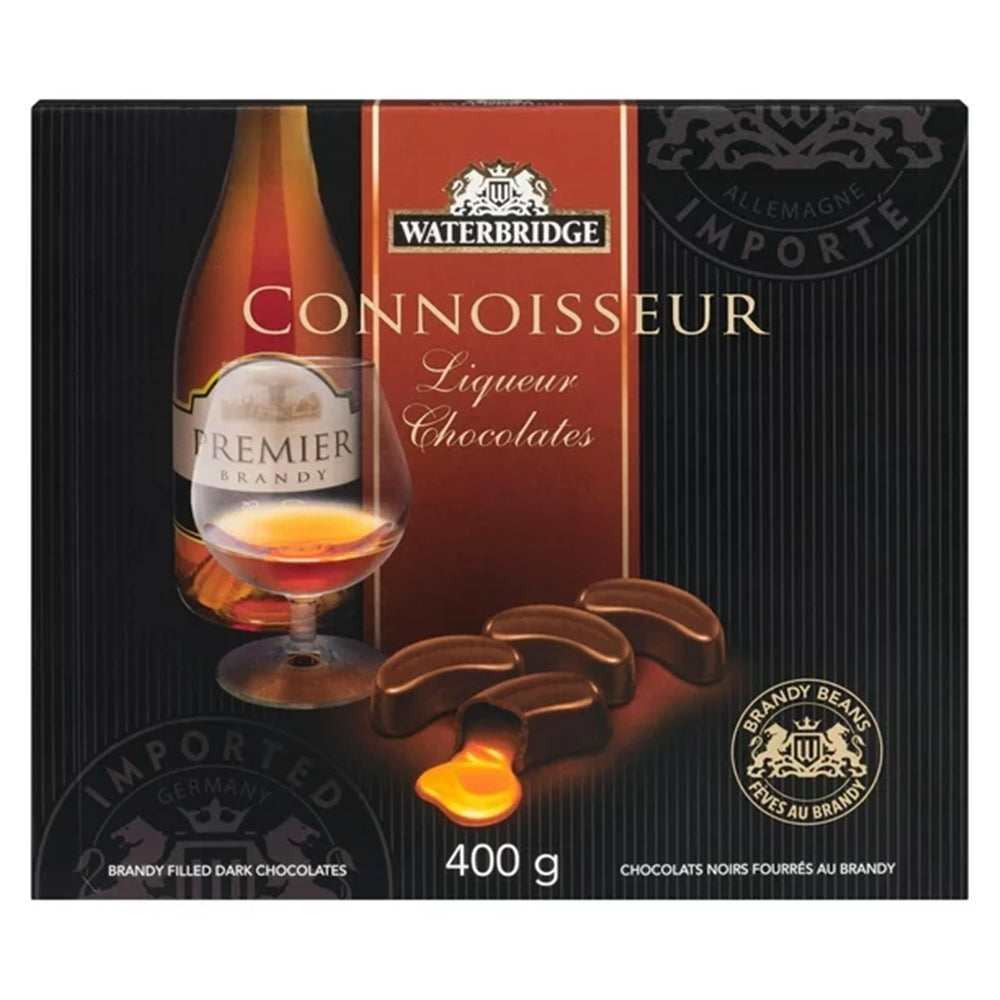 Waterbridge Connoisseur Liqueur Chocolates,  400g/14 oz. Box {Imported from Canada}