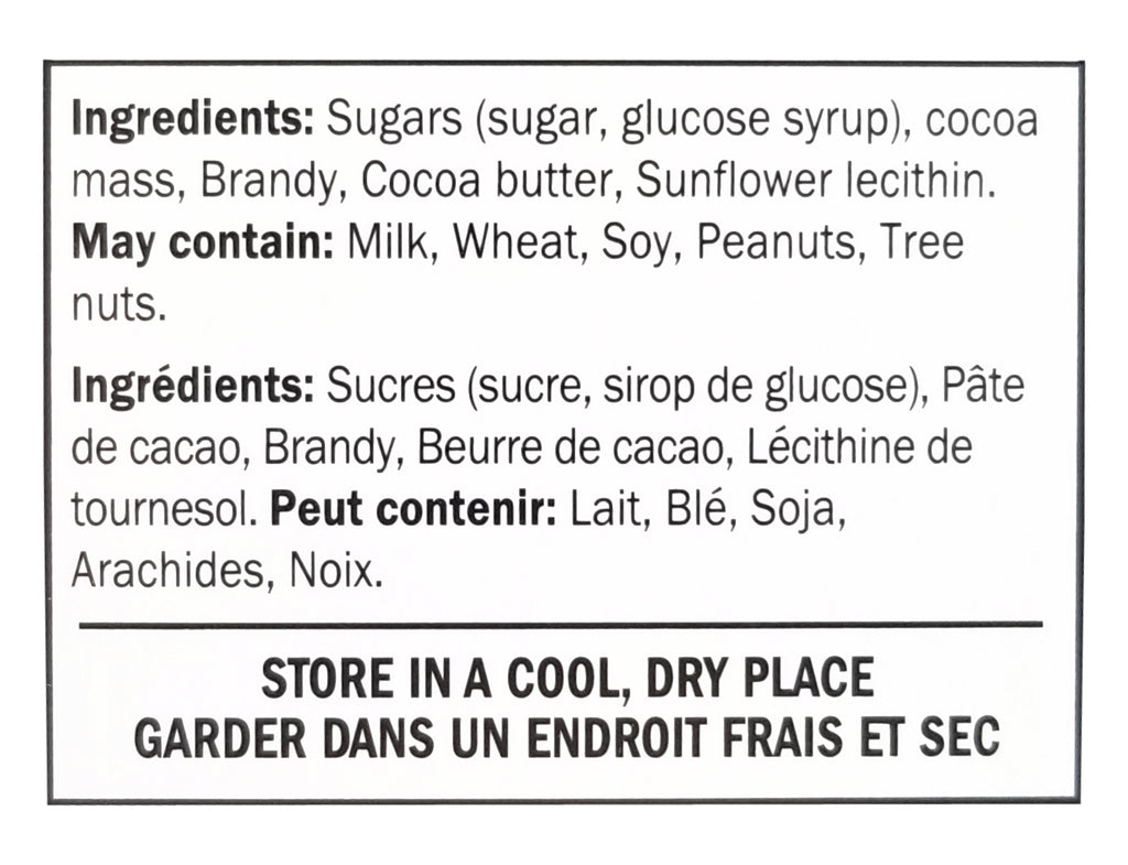 Waterbridge Connoisseur Liqueur Chocolates,  400g/14 oz. Box {Imported from Canada}