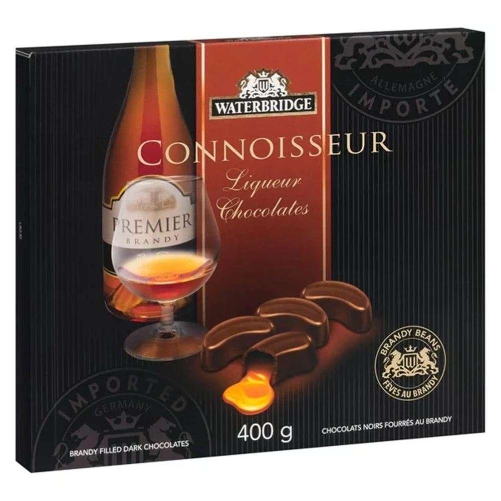 Waterbridge Connoisseur Liqueur Chocolates,  400g/14 oz. Box {Imported from Canada}