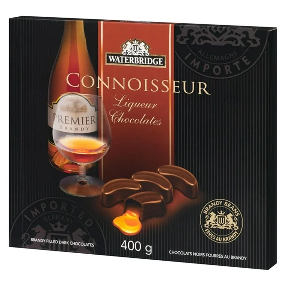 Waterbridge Connoisseur Liqueur Chocolates,  400g/14 oz. Box {Imported from Canada}