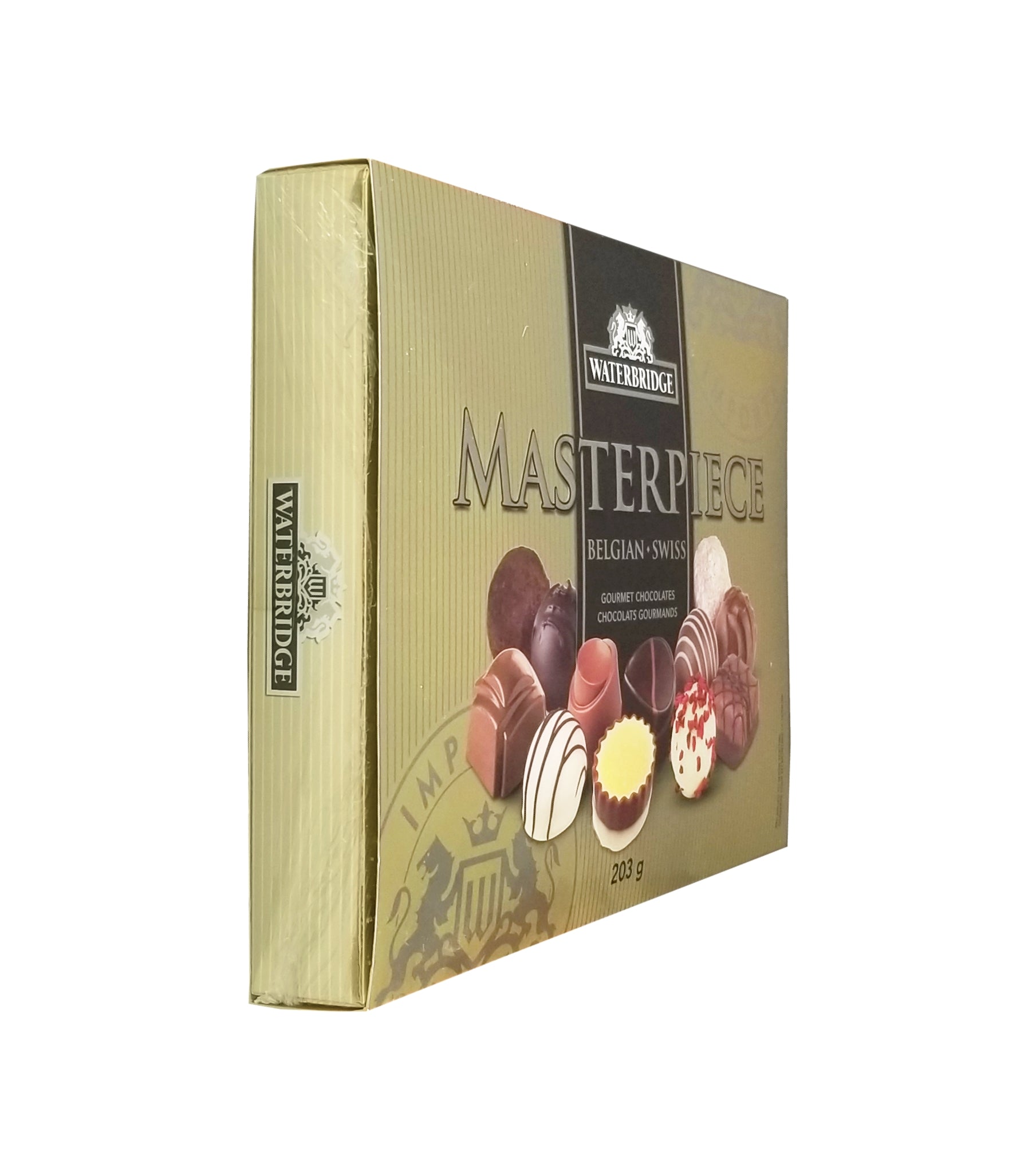 Waterbridge Masterpiece Belgian & Swiss Gourmet Chocolates, 203g/7.1 oz. Box {Imported from Canada}