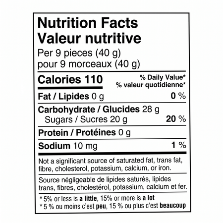 Waterbridge The Mix Jujubes – Assorted Fruit Candy 125g (4.4 oz)