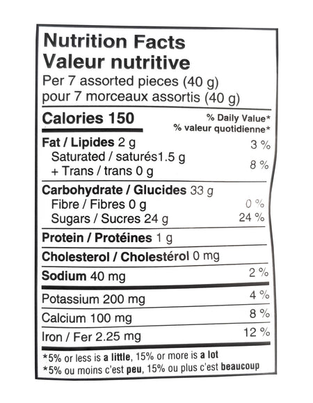 Waterbridge Allsorts Candy, 1.2kg/2.6 lbs., Bag {Imported from Canada}