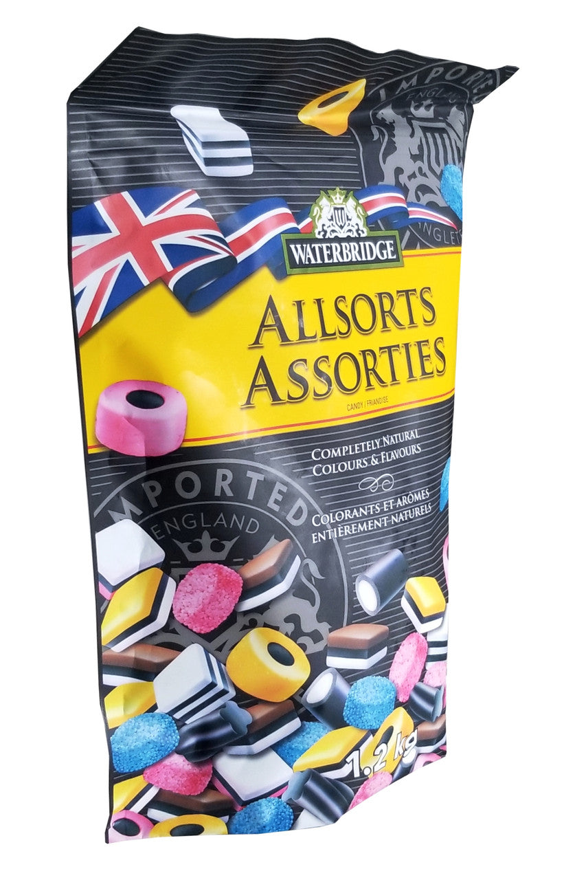 Waterbridge Allsorts Candy, 1.2kg/2.6 lbs., Bag {Imported from Canada}