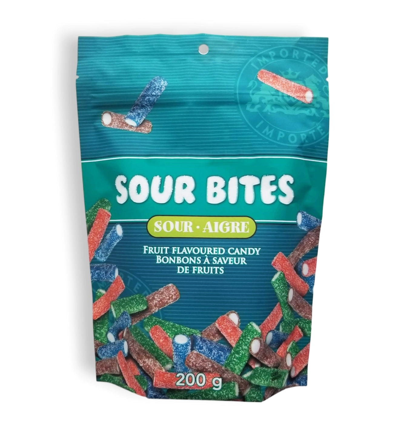 Waterbridge Sour Bites Fruit Gummy Candy, 200g/7 oz. Bag