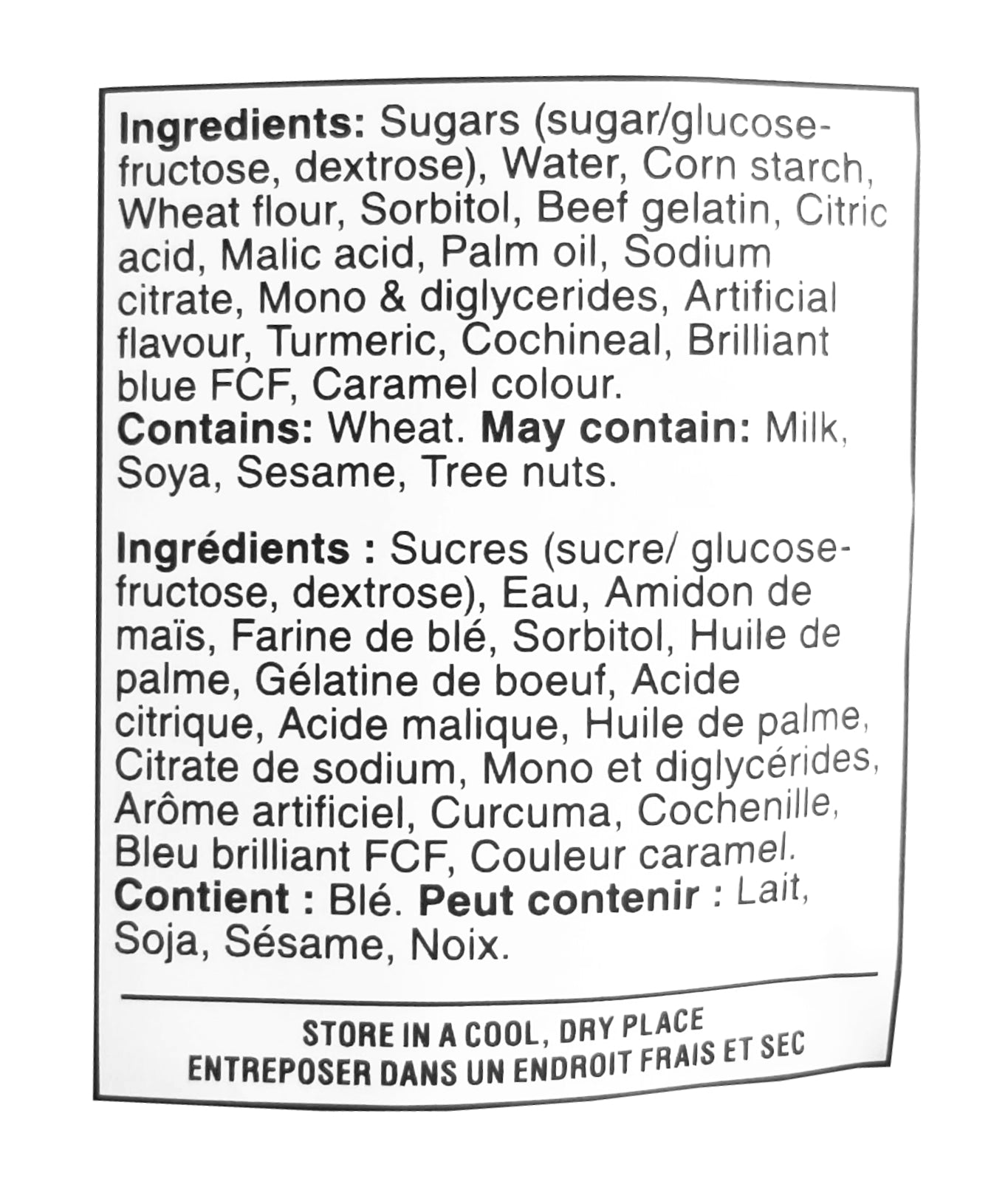 Waterbridge Sour Bites Fruit Gummy Candy, 200g/7 oz. Bag