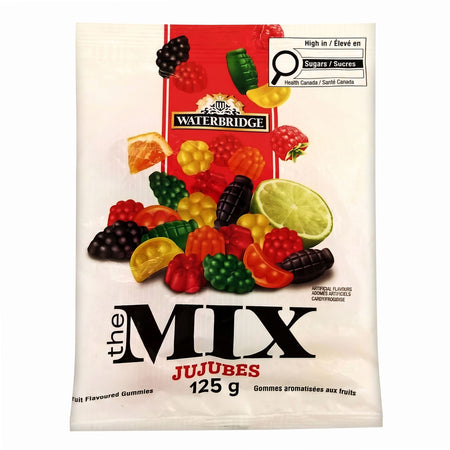 Waterbridge The Mix Jujubes – Assorted Fruit Candy 125g (4.4 oz)
