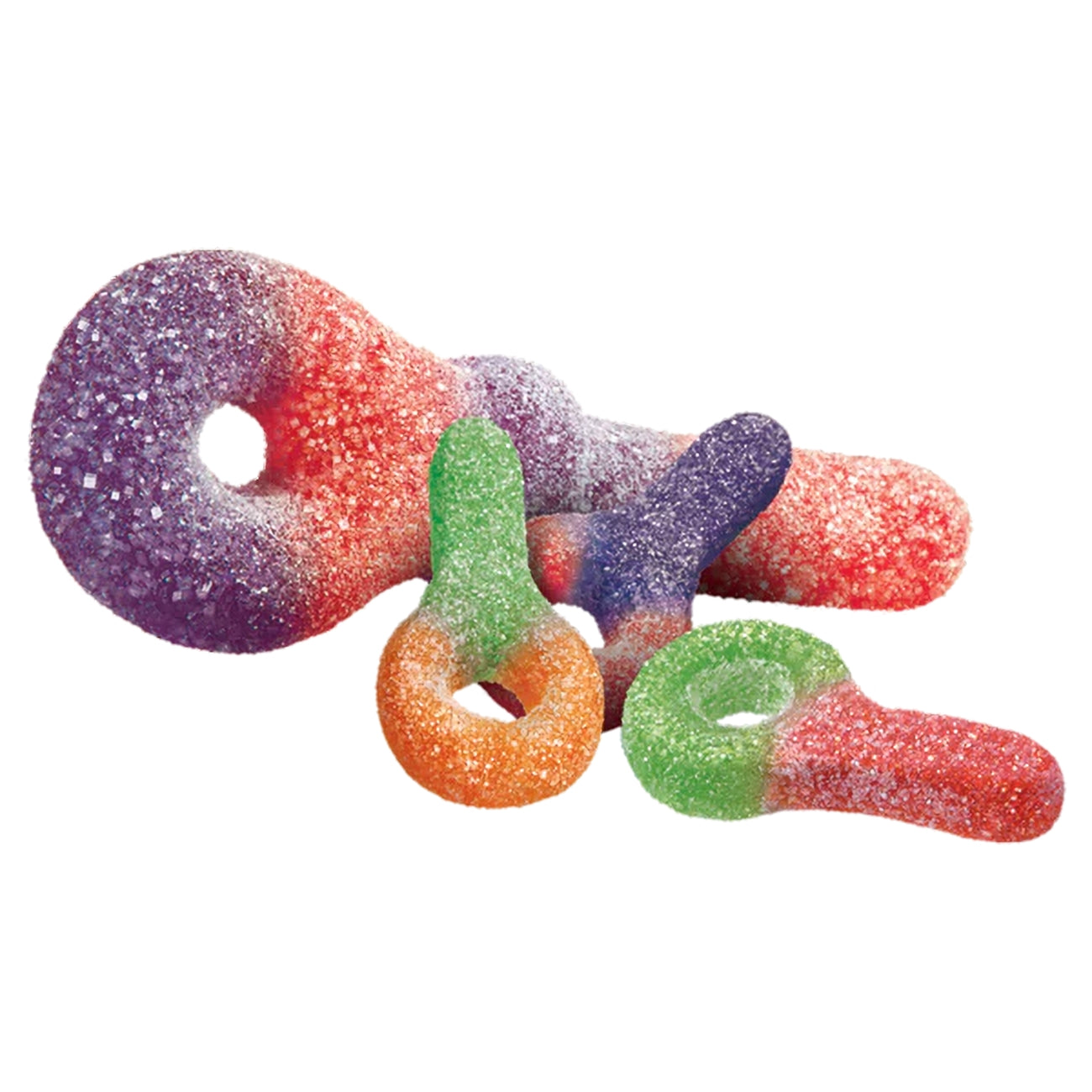 Waterbridge The Mix Sour Keys Gummy, 175g, picture of sour keys gummies.