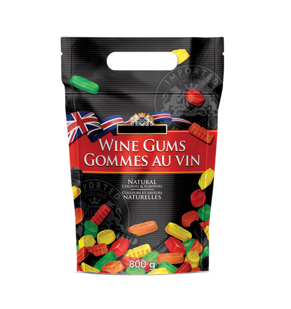 Waterbridge Wine Gums Pouch, 800g/28 oz. Bag