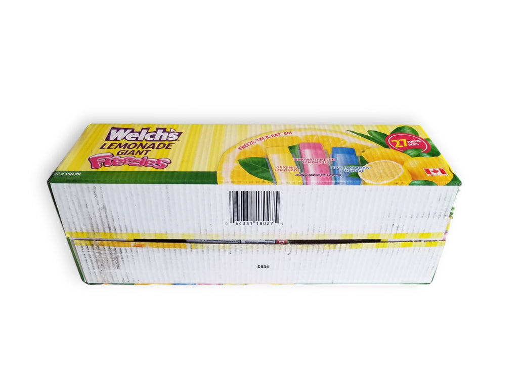 Welch's Lemonade Giant Freezies 27 x 150ml bottom