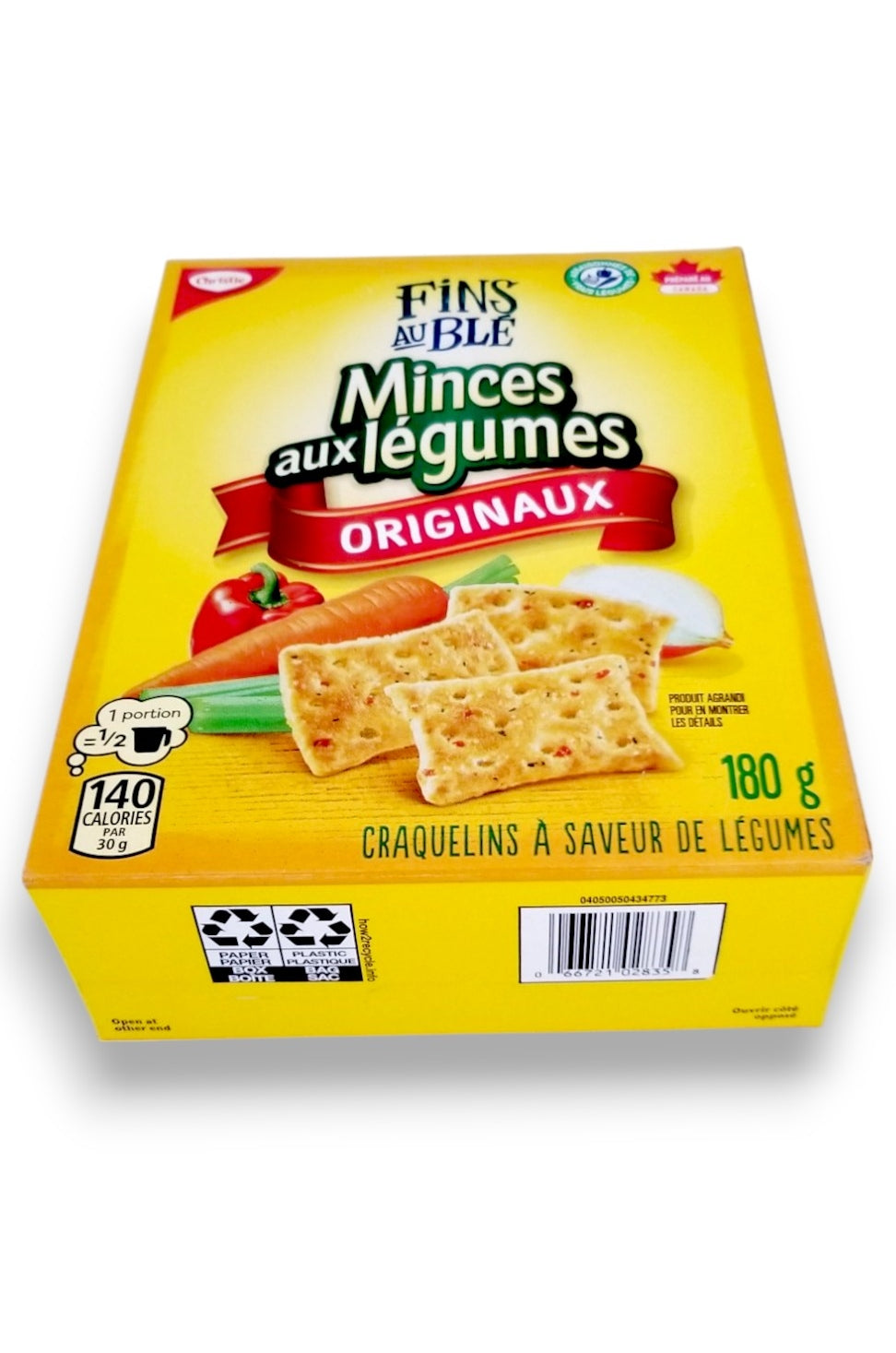 Christie Vegetable Thins Original, 180g/0.4 oz - Bottom