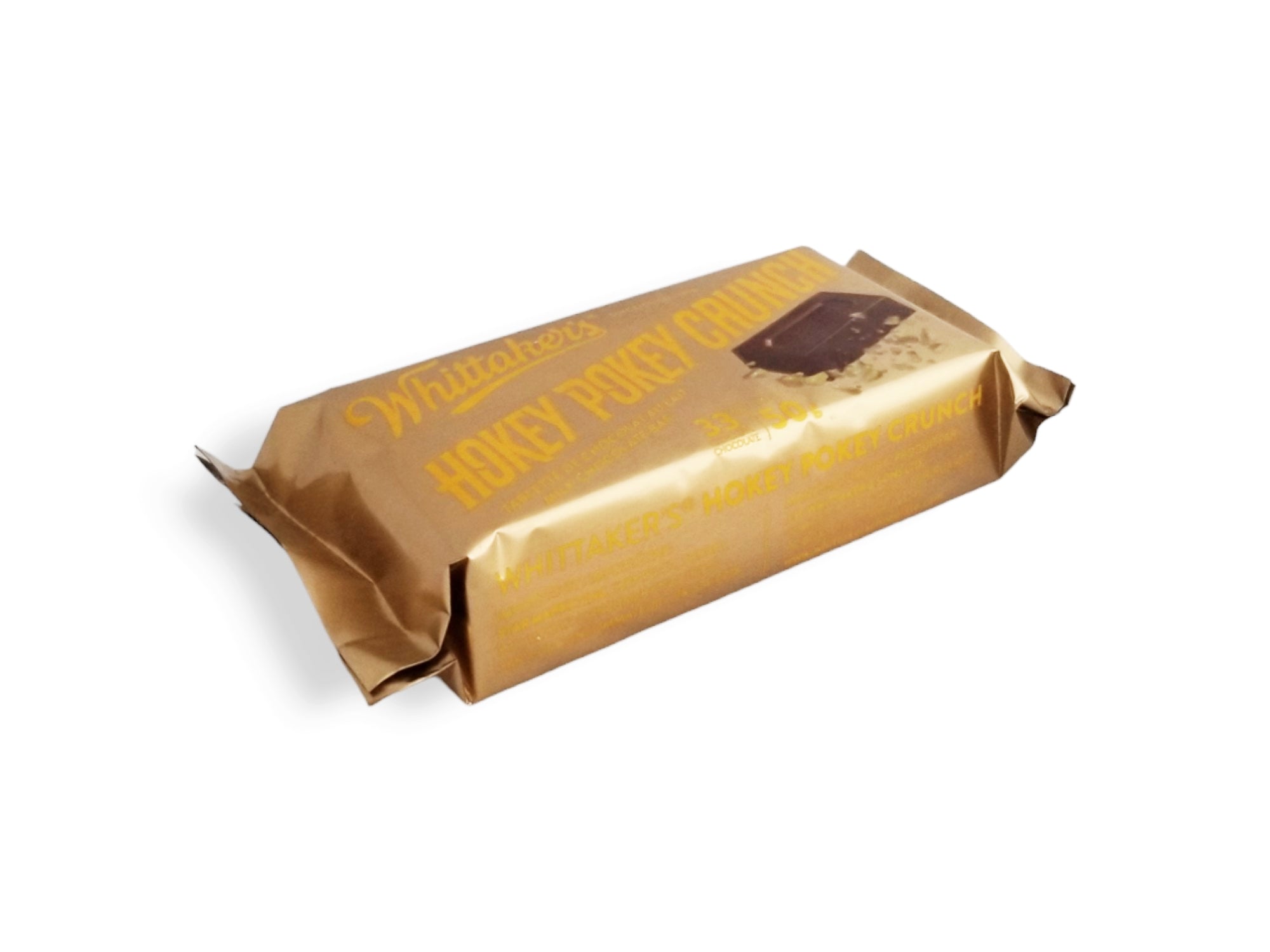 Whittaker's 33% Cocoa Hokey Pokey Crunch Milk Chocolate Bar, 50g/1.75 oz. Bar