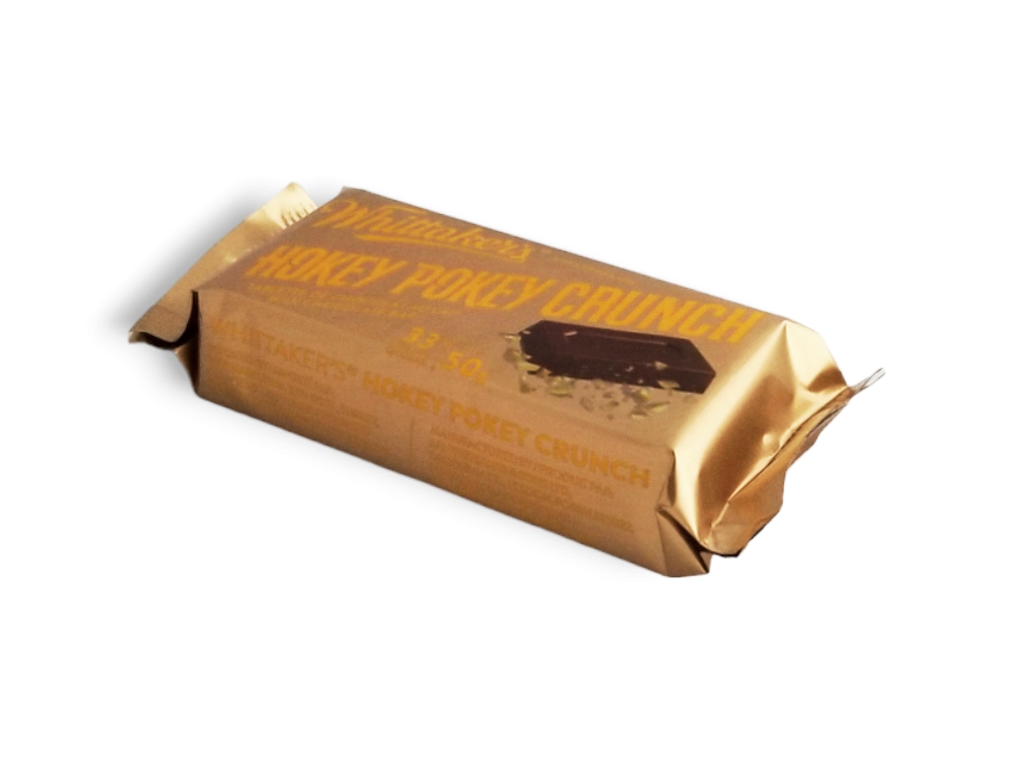 Whittaker's 33% Cocoa Hokey Pokey Crunch Milk Chocolate Bar, 50g/1.75 oz. Bar