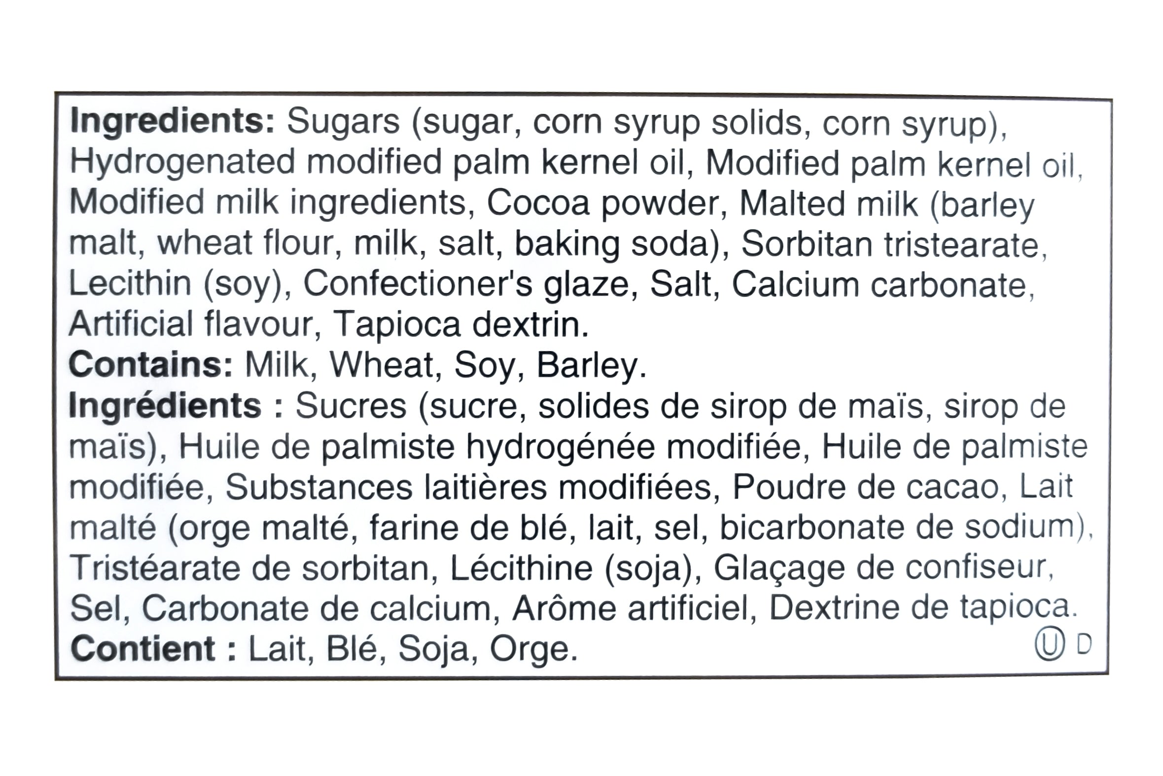 Hershey's Whoppers Original Light and Crunchy Malted Milk Candy, 113g/4 oz. Box {Imported from Canada}