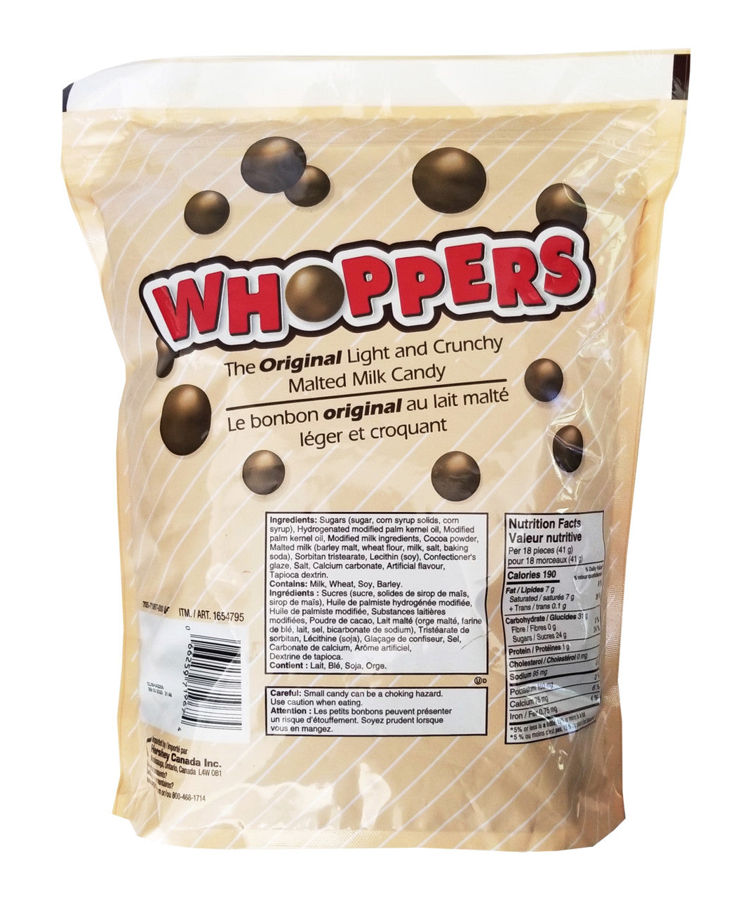 Whoppers Original Milk Malted Ball, 1kg/2.2 lbs.{Imported from