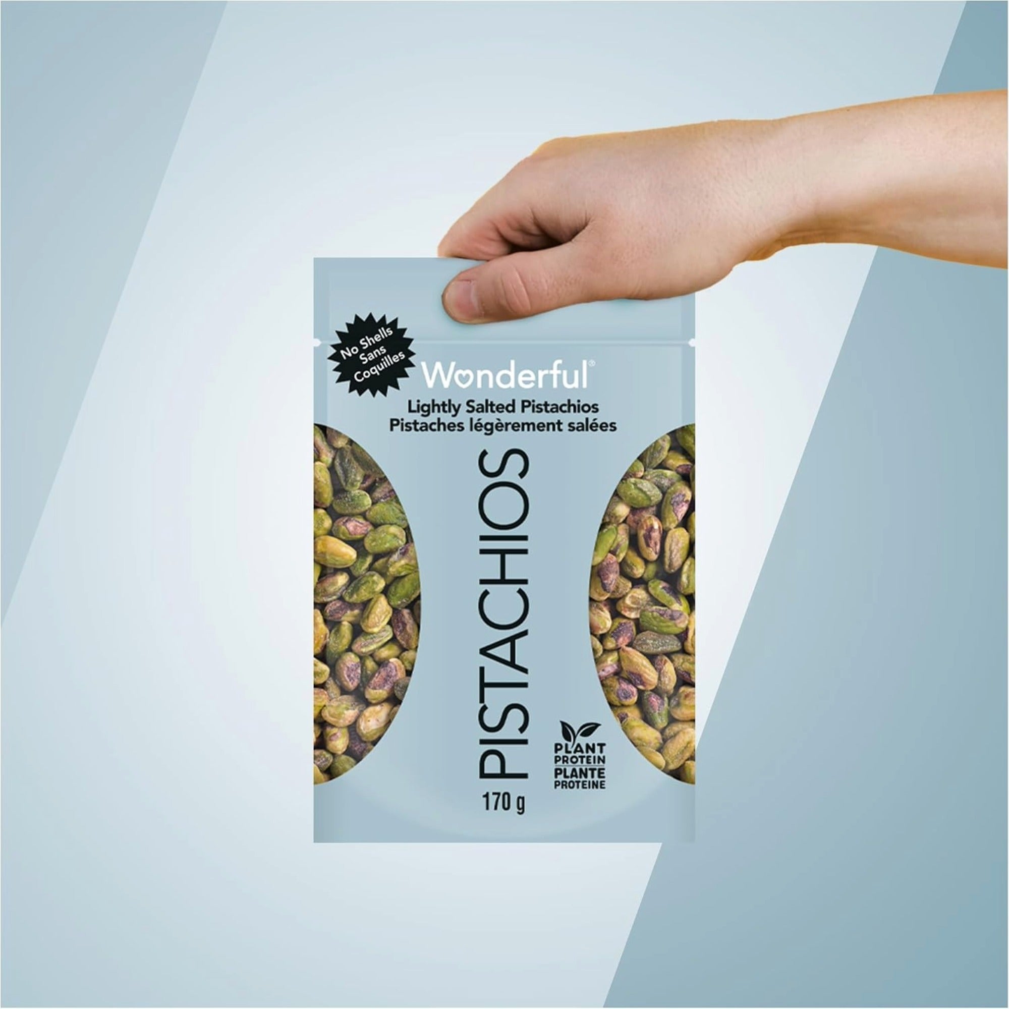 Wonderful Lightly Salted Pistachios - No Shell, 170g (6 oz)