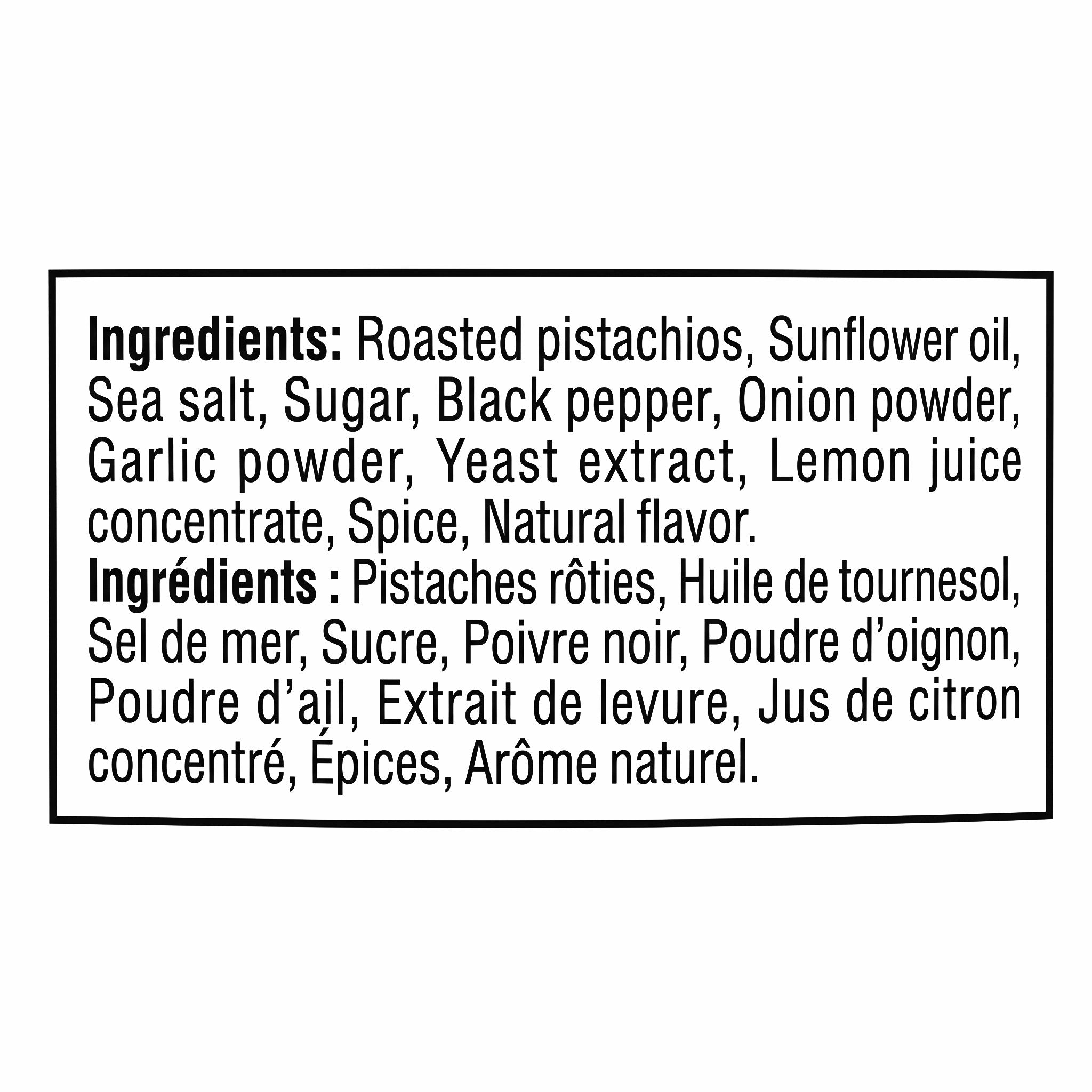 Wonderful Sea Salt & Pepper Pistachios - No Shell, 155g (5.5 oz)