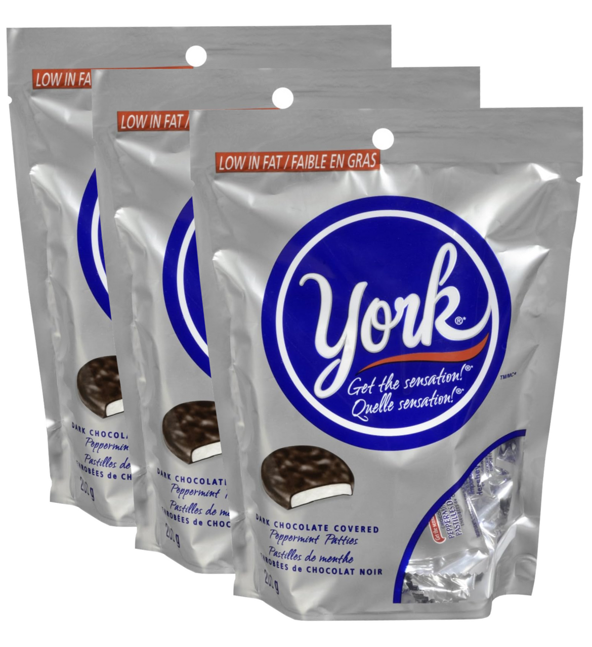York Peppermint Pattie Miniatures, 200g/7.05oz., (3 pack) {Imported from Canada}