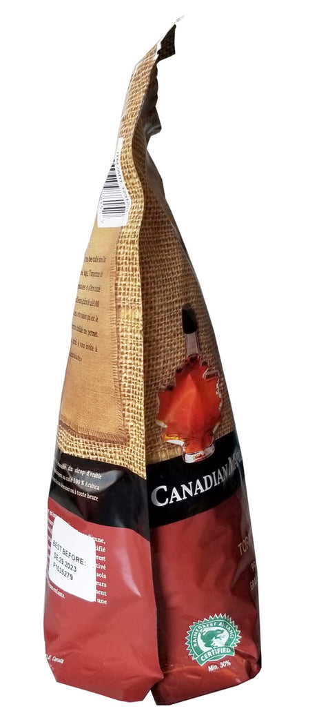 Zavida Canadian Maple, Medium Roast, Premium Whole Bean Coffee, 907g/2 lbs. Bag {Imported from Canada}