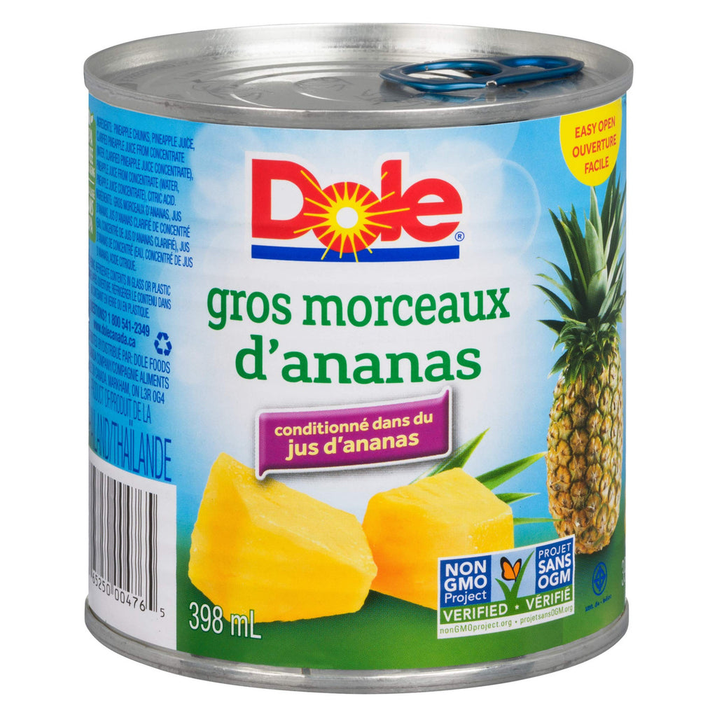 Dole Pineapple Chunks 398 ml/13.5 oz., Can {Imported from Canada}