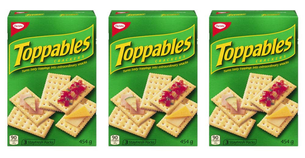 Christie Toppables Crackers 454g/16oz 3-Pack {Imported from Canada}