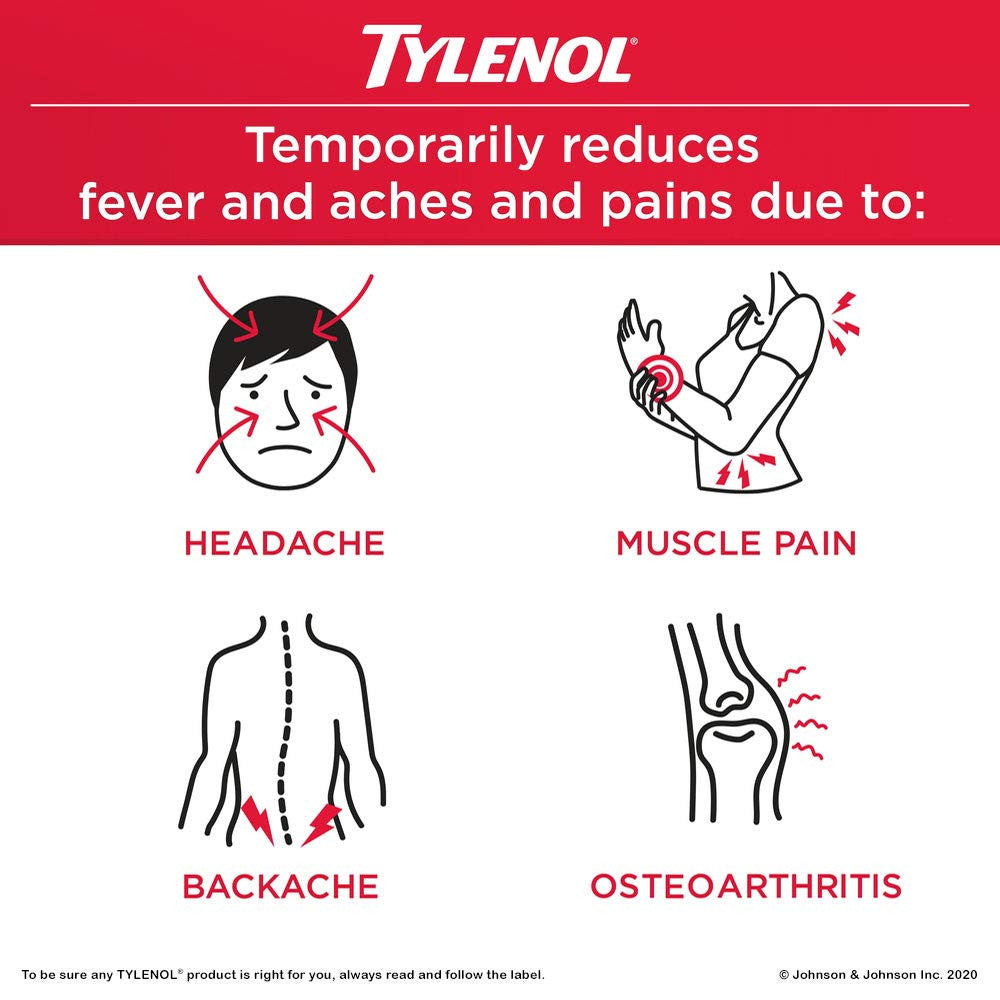 Tylenol Arthritis Pain - 170 caplets 650 mg {Imported from Canada}