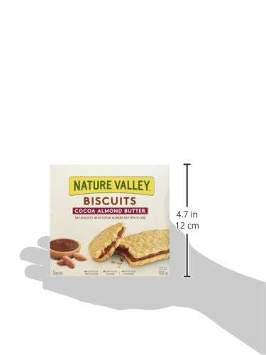 NATURE VALLEY Biscuits with Cocoa Almond Butter, 5ct, 190g/6.7oz, {Imported from Canada}