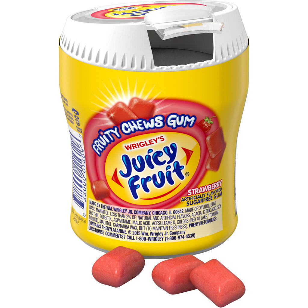 Juicy Fruit Fruity Chews Gum, Strawberry, 40 Count {Imported from Canada}