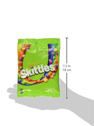 Skittles Sours Gummy Candy (151g/5.3 oz.) (3pk) (Imported from Canada)