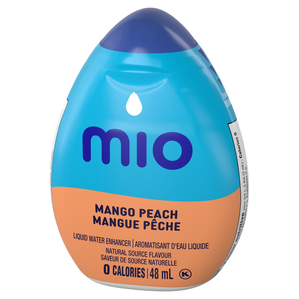 MiO Mango Peach Liquid Water Enhancer, 48mL/1.62oz,(12pk) {Imported from Canada}