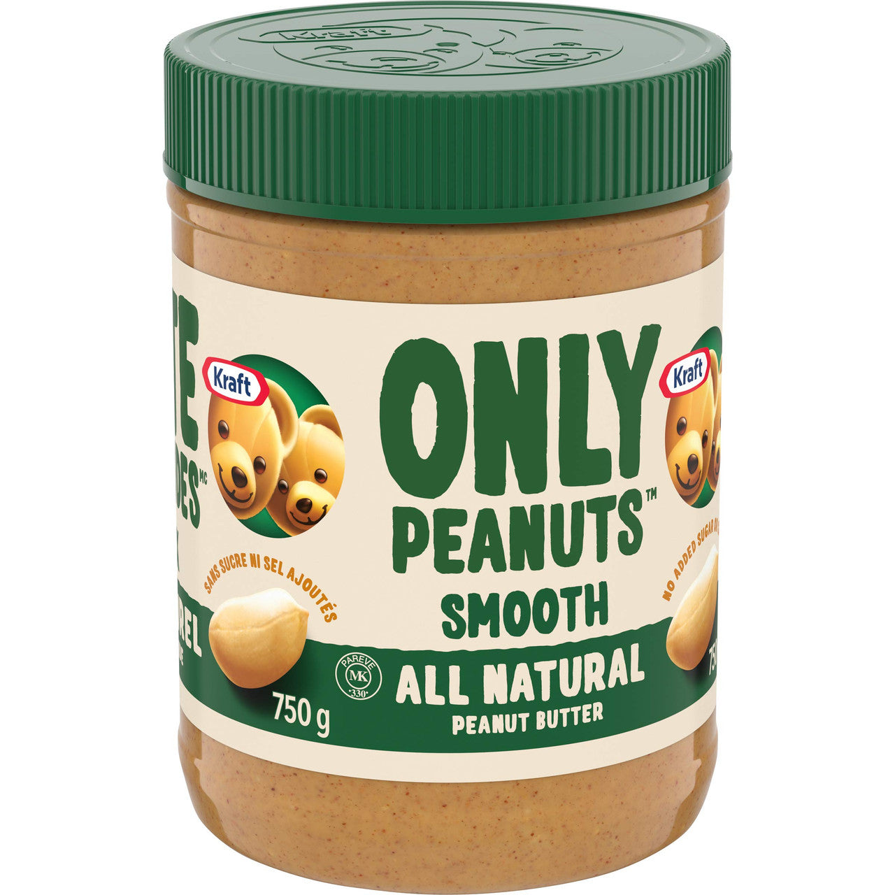 Kraft All Natural Smooth Peanut Butter 750g/26.5 oz., {Imported from Canada}